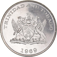 Coin, TRINIDAD & TOBAGO, Dollar, 1969, MS(60-62), Nickel, KM:6