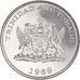Coin, TRINIDAD & TOBAGO, Dollar, 1969, MS(60-62), Nickel, KM:6