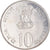 Coin, INDIA-REPUBLIC, 10 Rupees, 1973, Mumbai, Bombay, MS(63), Silver, KM:188