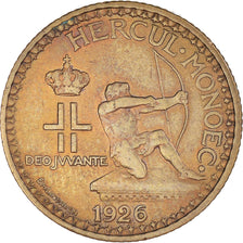 Munten, Monaco, Louis II, 2 Francs, 1924, ZF, Aluminum-Bronze, KM:112