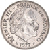 Coin, Monaco, Rainier III, 5 Francs, 1977, MS(60-62), Copper-nickel, KM:150