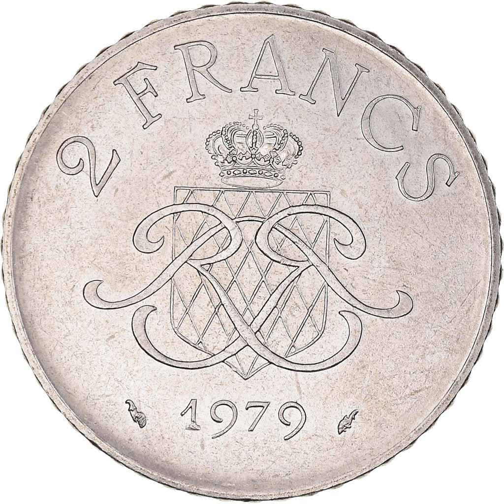 Moneta, Monaco, Rainier III, 2 Francs, 1979, SPL, Nichel, KM:157, Gadoury:MC 151
