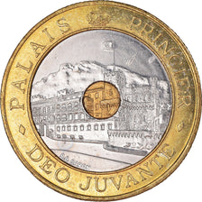 Moeda, Mónaco, Rainier III, 20 Francs, 1997, AU(55-58), Trimetálico, KM:165