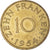 Moneta, Saara, 10 Franken, 1954, Paris, AU(55-58), Aluminium-Brąz, KM:1