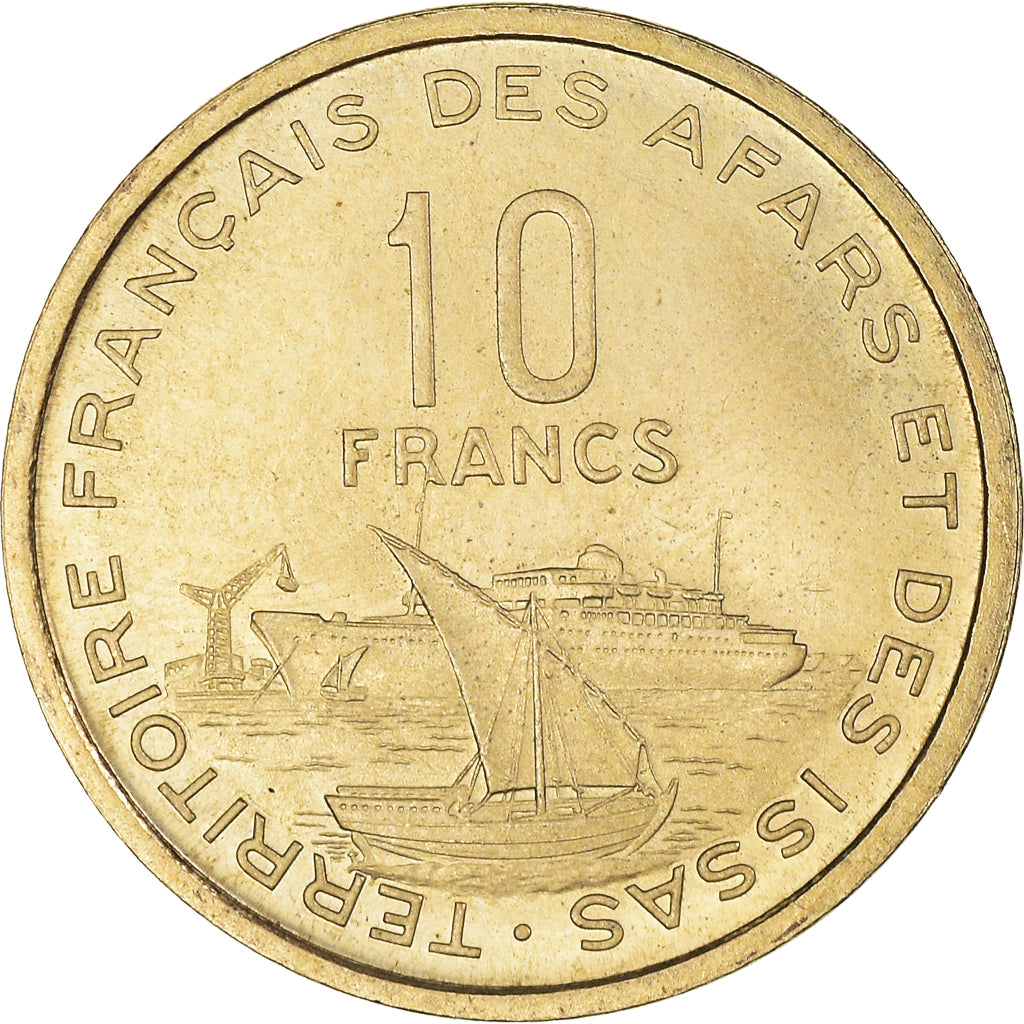 Coin, FRENCH AFARS & ISSAS, 10 Francs, 1969, Paris, ESSAI, MS(63), Copper-nickel
