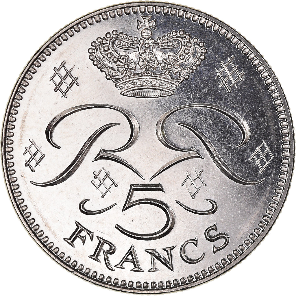 Moneta, Monaco, Rainier III, 5 Francs, 1995, BU, SPL, Rame-nichel, KM:150
