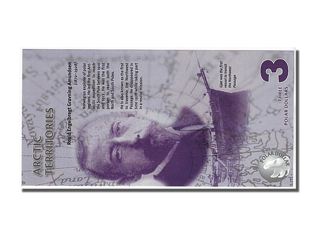 Geldschein, Artic, 3 Polar, 2011, UNZ