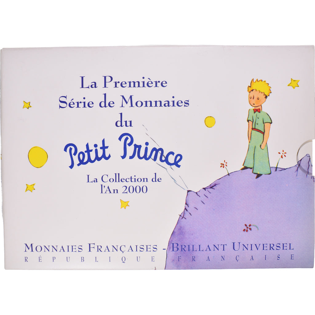 Monnaie, France, Petit Prince, Coffret 5 c. à 20 frs., 2000, Monnaie de Paris
