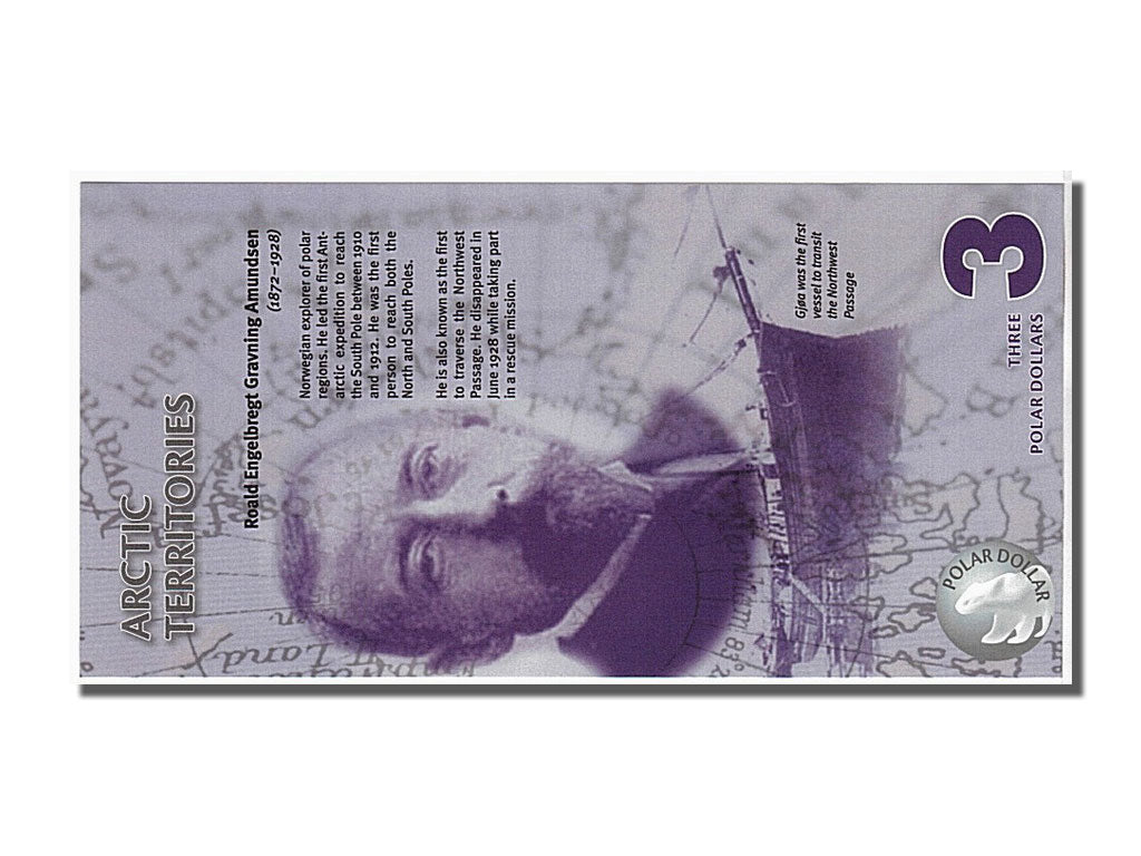 Geldschein, Artic, 3 Polar, 2011, UNZ
