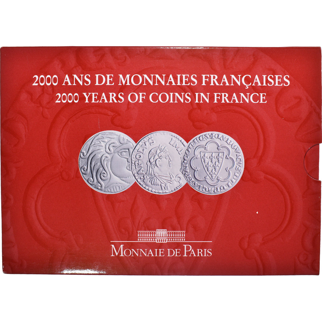 Munten, Frankrijk, 5 frs. Parisii, Saint Louis, Charlemagne, 2000, Monnaie de