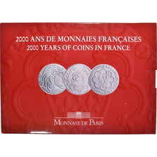 Munten, Frankrijk, 5 frs. Parisii, Saint Louis, Charlemagne, 2000, Monnaie de