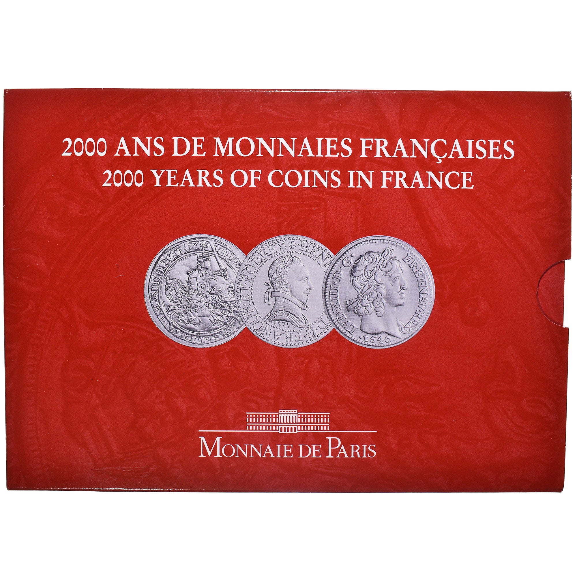 Monnaie, France, 5 frs. Henri III, Jean le Bon, Louis XIII, 2000, Monnaie de