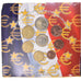 Francja, 1 Cent to 2 Euro, 2004, Monnaie de Paris, BU, MS(65-70), ND