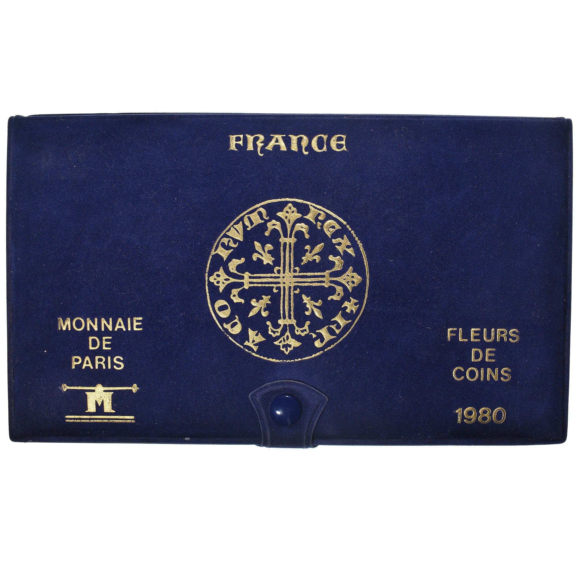 Monnaie, France, Coffret 1 c. à 50 frs., 1980, Monnaie de Paris, sans ailes