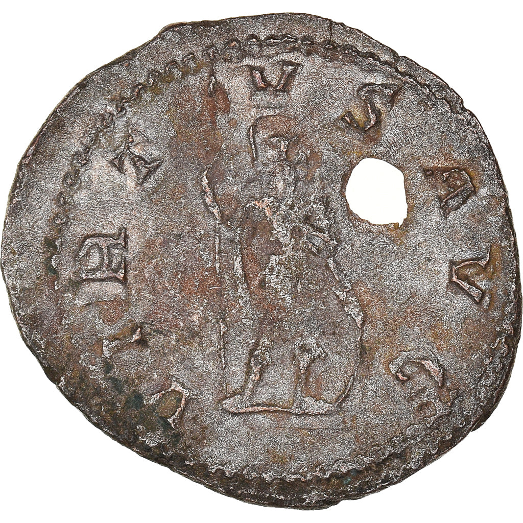 Moneta, Postumus, Antoninianus, 260-269, Lyon - Lugdunum, Holed, B+, Biglione