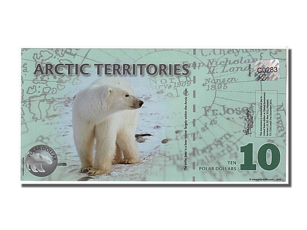 Banknote, Artic, 10 Polar, 2010, UNC(65-70)