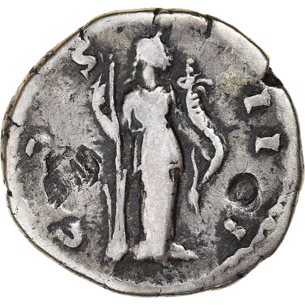 Münze, Antoninus Pius, Denarius, 150-151, Rome, S+, Silber, RIC:195