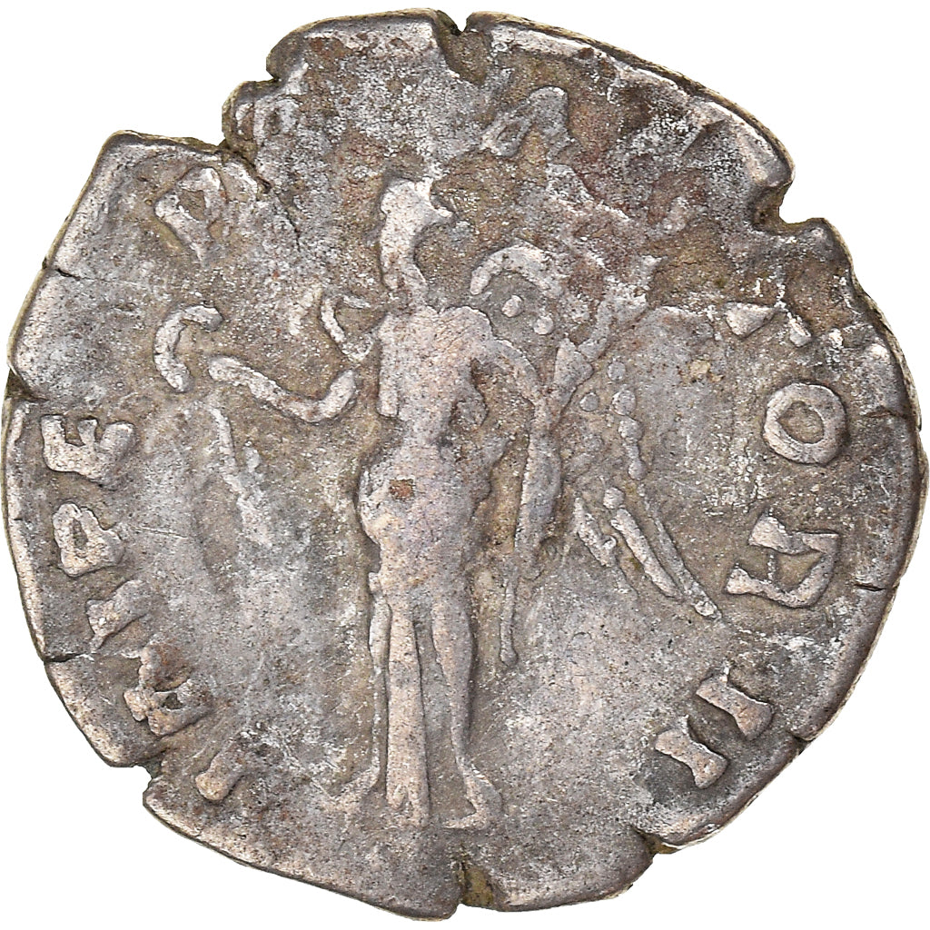 Moeda, Antoninus Pius, Denarius, 143-144, Rome, VF(30-35), Prata, RIC:111b
