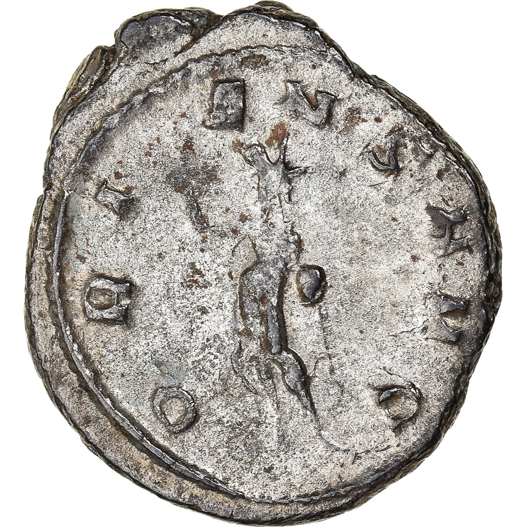 Moneda, Gallienus, Antoninianus, 260-268, Mediolanum, BC+, Vellón, RIC:495