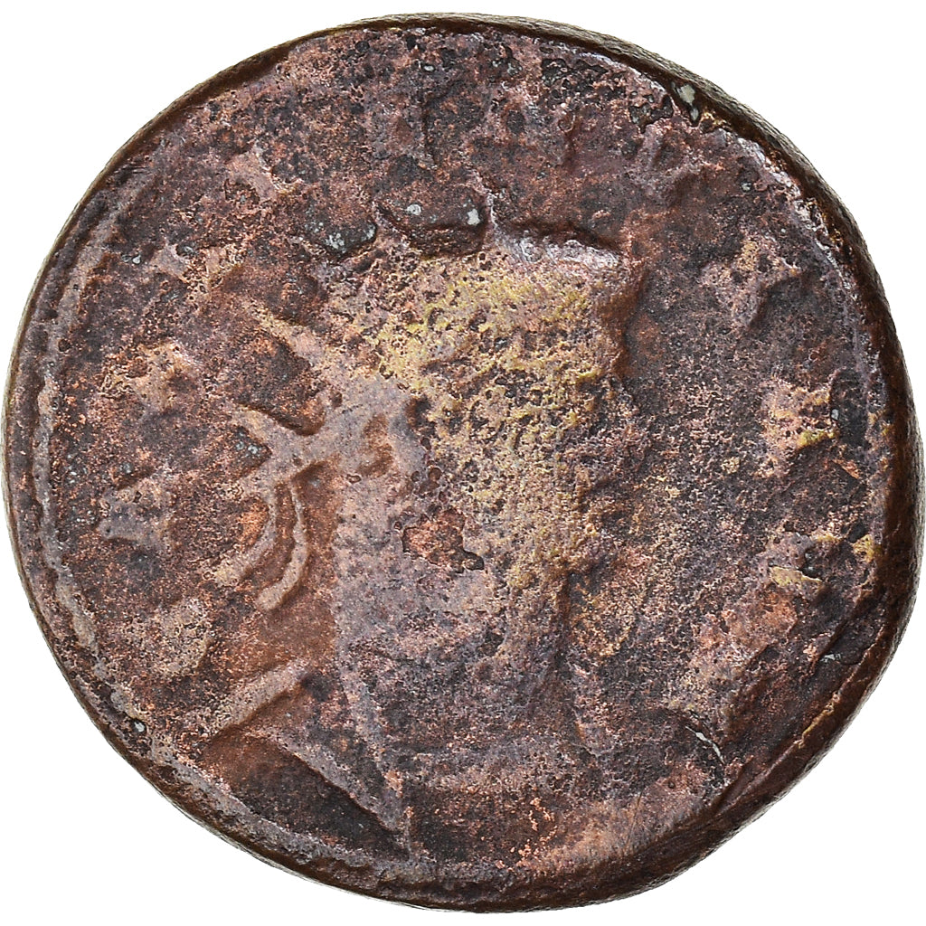 Moneda, Gallienus, Antoninianus, 267, Asia, BC+, Vellón, RIC:607