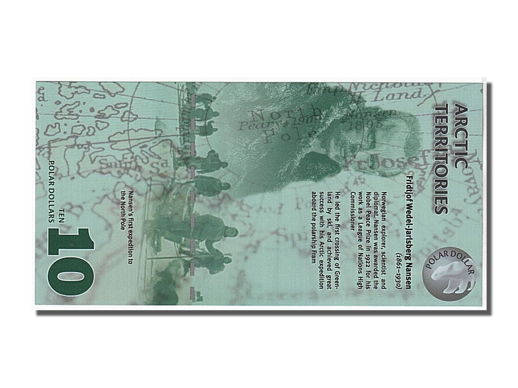 Banconote, Artico, 10 Polar, 2010, FDS