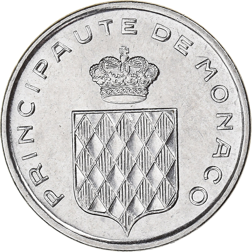 Monnaie, Monaco, Rainier III, Centime, 1976, SPL, Acier inoxydable, Gadoury:MC