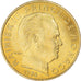 Munten, Monaco, Rainier III, 20 Centimes, 1974, UNC-, Aluminum-Bronze, KM:143