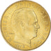 Moeda, Mónaco, Rainier III, 20 Centimes, 1975, MS(63), Alumínio-Bronze