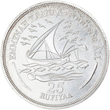 Moneda, ISLAS MALDIVAS, 25 Rufiyaa, 1398-1978, MBC, Plata, KM:58