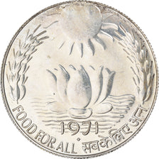Moneta, REPUBBLICA DELL’INDIA, 10 Rupees, 1971, Bombay, BB+, Argento, KM:186
