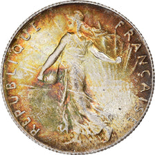 Moneta, Francja, Semeuse, 50 Centimes, 1920, Paris, MS(64), Srebro, KM:854