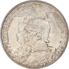 Coin, German States, PRUSSIA, Wilhelm II, 2 Mark, 1901, Berlin, MS(63), Silver