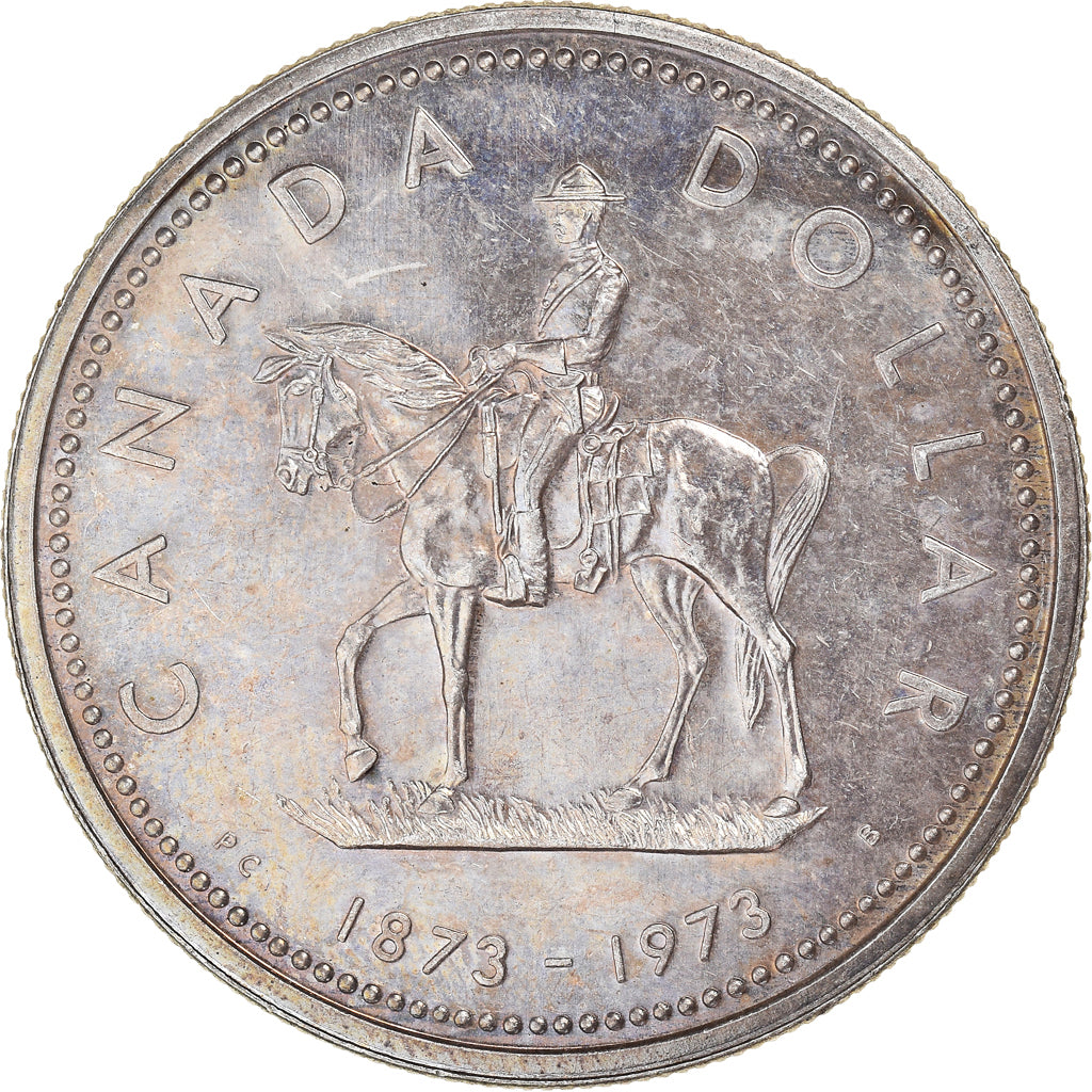 Monnaie, Canada, Elizabeth II, Dollar, 1973, Royal Canadian Mint, TTB+, Argent
