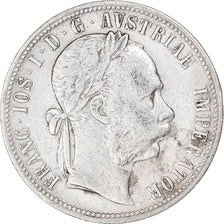 Munten, Oostenrijk, Franz Joseph I, Florin, 1888, Vienna, ZF, Zilver, KM:2222