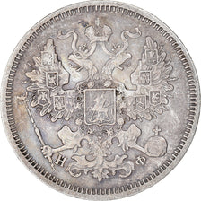 Monnaie, Russie, Alexander II, 20 Kopeks, 1865, Saint-Petersburg, TTB, Argent