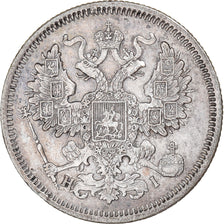 Coin, Russia, Nicholas II, 20 Kopeks, 1868, Saint-Petersburg, AU(55-58), Silver