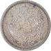 Monnaie, Russie, Nicholas II, 20 Kopeks, 1878, Saint-Petersburg, TB+, Argent