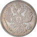 Monnaie, Russie, Nicholas II, 20 Kopeks, 1901, Saint-Petersburg, TB+, Argent