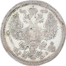 Monnaie, Russie, Nicholas II, 20 Kopeks, 1907, Saint-Petersburg, TTB, Argent