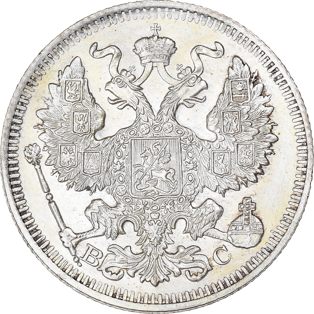 Moneta, Russia, Nicholas II, 20 Kopeks, 1913, Saint-Petersburg, SPL, Argento