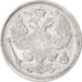 Coin, Russia, Nicholas II, 20 Kopeks, 1915, Saint-Petersburg, MS(63), Silver