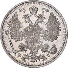 Münze, Russland, Nicholas II, 15 Kopeks, 1913, Saint-Petersburg, VZ, Silber