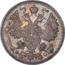 Monnaie, Russie, Nicholas II, 15 Kopeks, 1913, Saint-Petersburg, SUP+, Argent