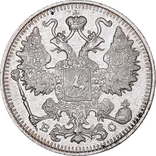 Coin, Russia, Nicholas II, 15 Kopeks, 1916, Saint-Petersburg, MS(63), Silver