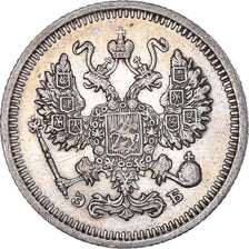 Munten, Rusland, Nicholas II, 10 Kopeks, 1911, Saint-Petersburg, ZF+, Zilver