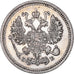 Monnaie, Russie, Nicholas II, 10 Kopeks, 1911, Saint-Petersburg, TTB+, Argent