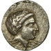Moeda, Peónia, Patraos, Apollo, Tetradrachm, Patraos, AU(50-53), Prata