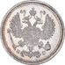 Monnaie, Russie, Nicholas II, 10 Kopeks, 1916, Saint-Petersburg, SUP+, Argent
