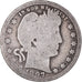 Coin, United States, Barber Quarter, Quarter, 1897, U.S. Mint, New Orleans