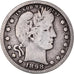 Moeda, Estados Unidos da América, Barber Quarter, Quarter, 1898, U.S. Mint